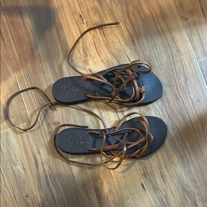 Handmade Stylish Brown Leather Sandals